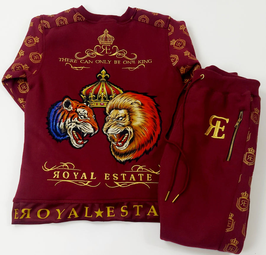 ROYAL ESTATE ONE KING SWEATSUITS 100% COTTON