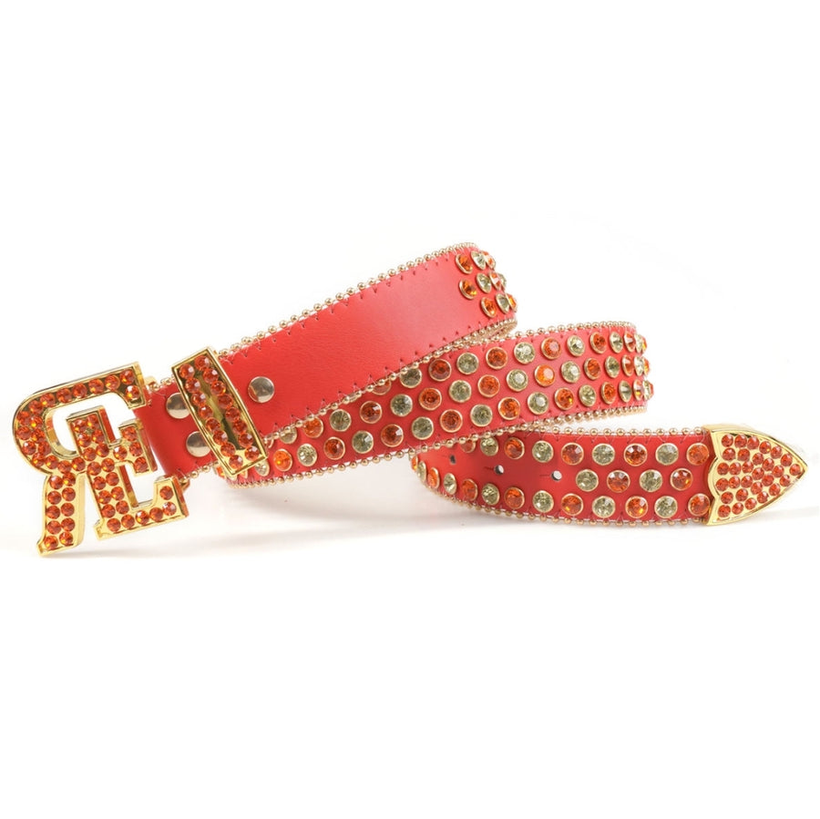 RHINESTONE STUDDED ROYAL ESTATE BELTS