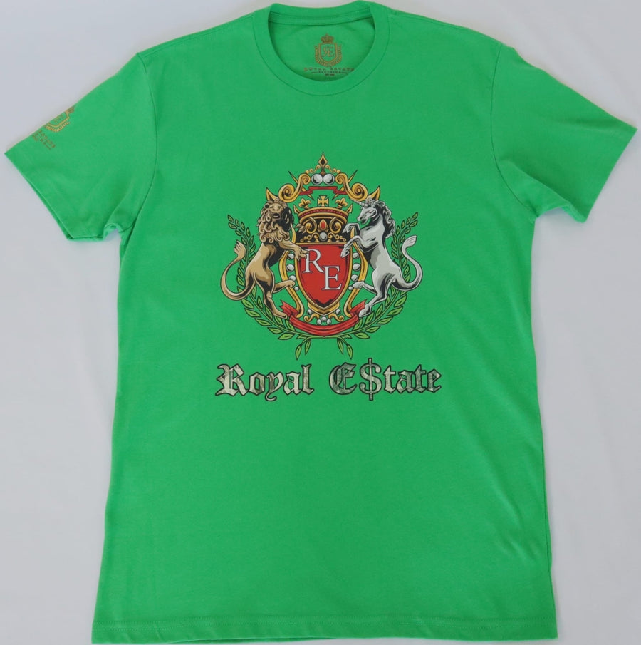 ROYAL ESTATE SHIELD T SHIRT 100% COTTON