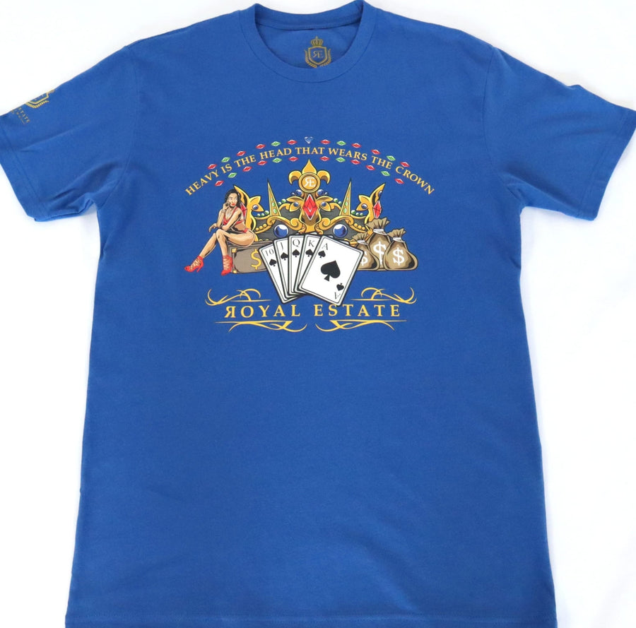 ROYAL ESTATE CROWN T SHIRT 100% COTTON