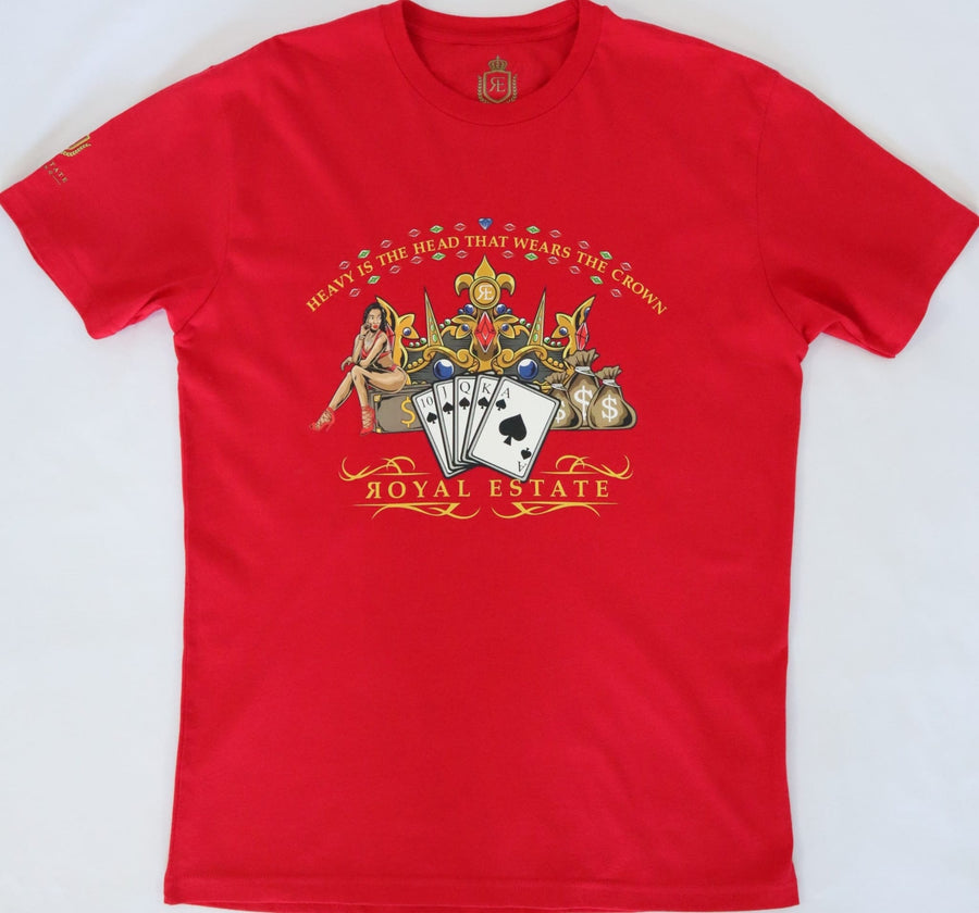 ROYAL ESTATE CROWN T SHIRT 100% COTTON